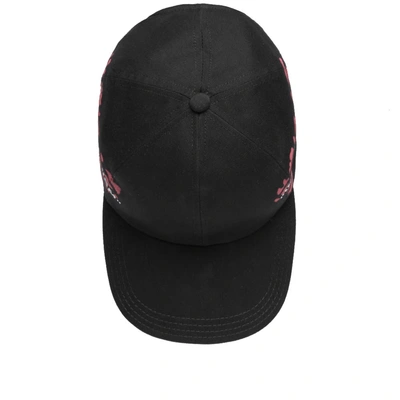 Shop Off-white Stencil Spray Baseball Cap In Black