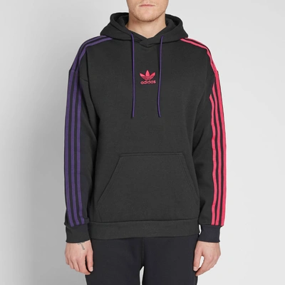 Adidas Originals Adidas Sportive 3 Stripe Hoody In Black | ModeSens