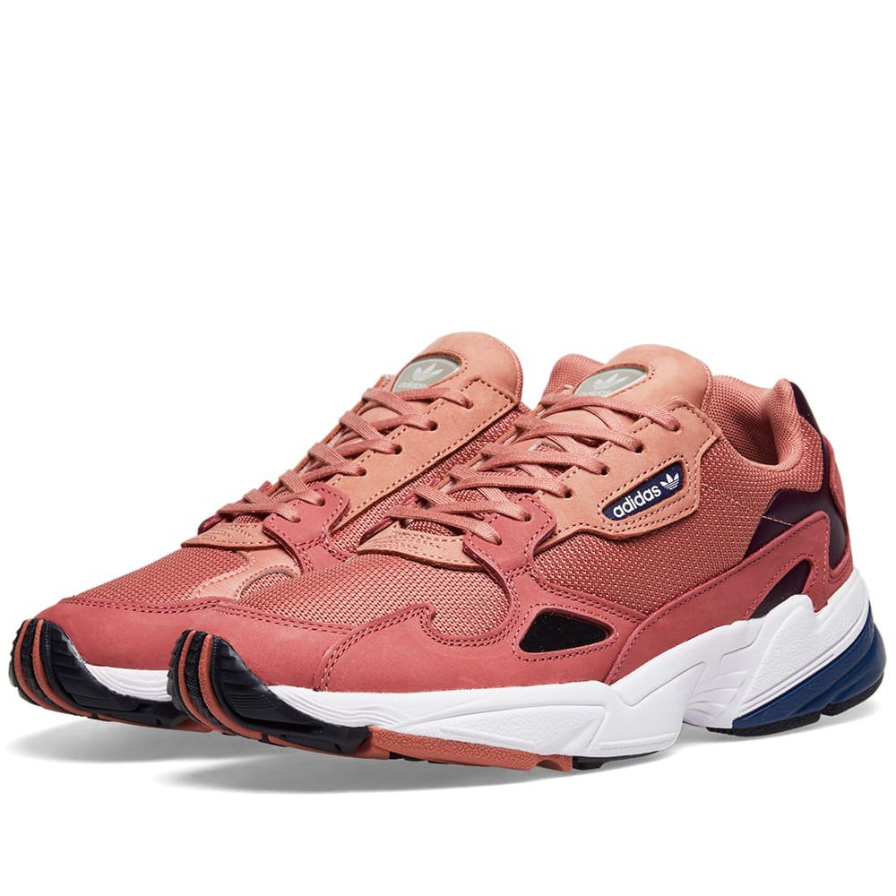 adidas falcon red pink