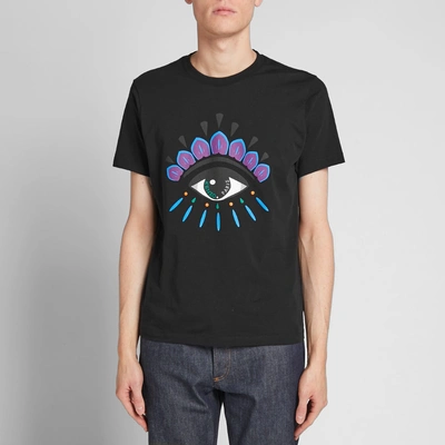 Shop Kenzo Eye Icon Tee In Black