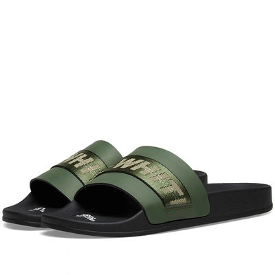 Shop Off-white Industrial Slide In Green