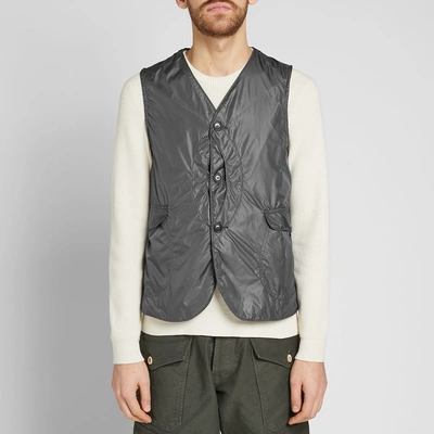 Shop Post Overalls Royal Traveller Waistcoat In Grey