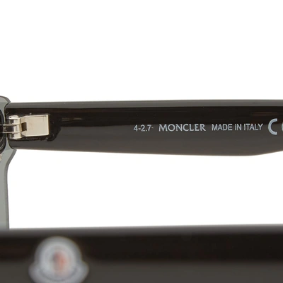 Shop Moncler Ml0055 Sunglasses In Black