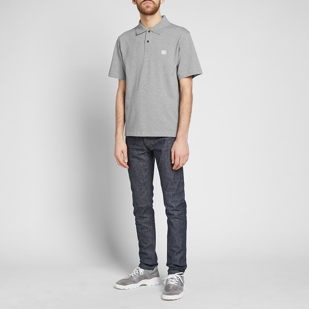 acne studios elton face polo