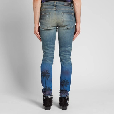 Shop Amiri Night Palm Thrasher Jean In Black