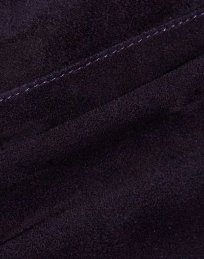 Shop The Row Leather Pant In Dark Purple