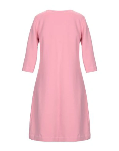 Shop Circolo 1901 Woman Mini Dress Pink Size 2 Cotton, Elastane