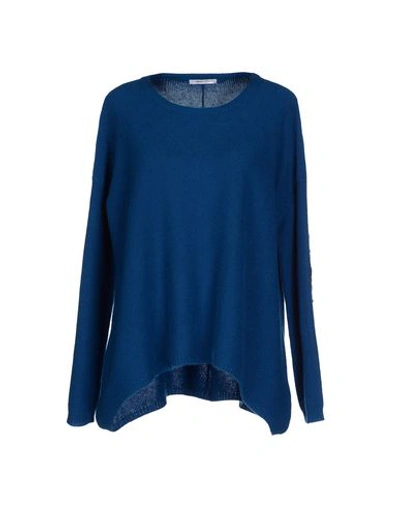 Shop Beayukmui Sweaters In Pastel Blue