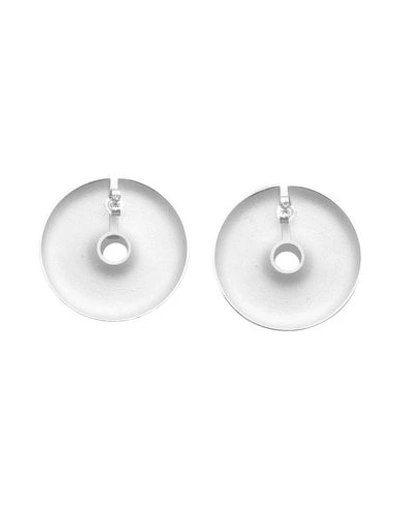 Shop Nina Kastens Earrings In Silver