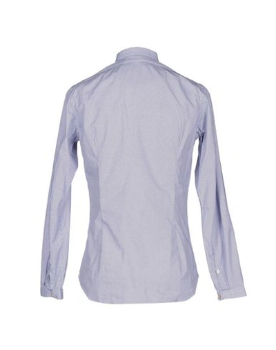 Shop Dnl Patterned Shirt In Blue
