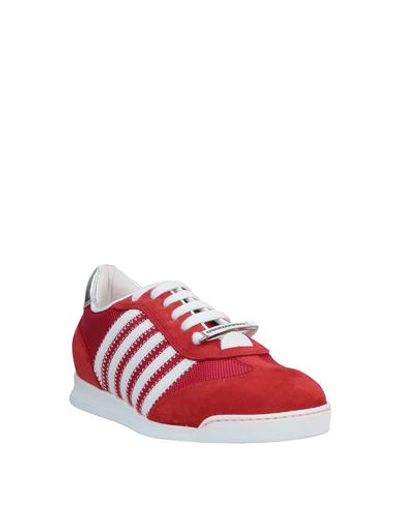 Shop Dsquared2 Sneakers In Red