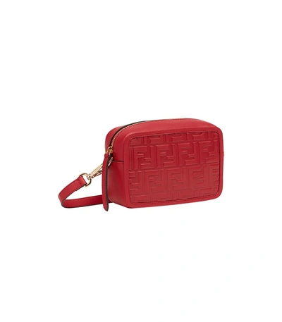 Shop Fendi Red Mini Camera Case Crossbody Bag