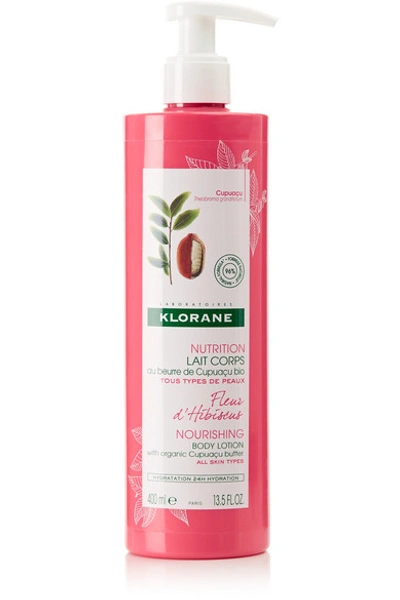 Shop Klorane Hibiscus Flower Body Lotion With Cupuaçu Butter, 400ml In Colorless