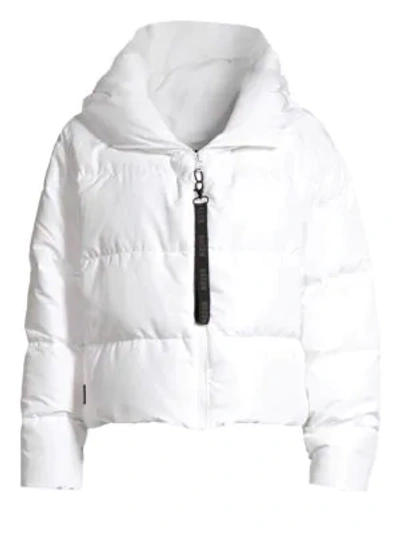 Shop Bacon Hooded Cloud Puffer Coat In White