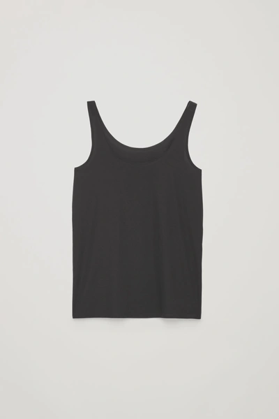 Shop Cos Seamless Vest Top In Black