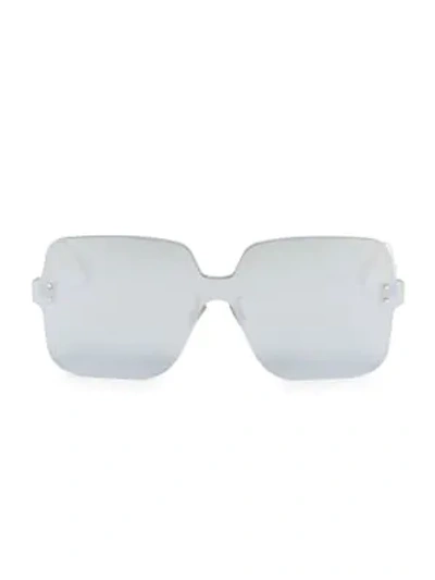 Shop Dior Colorquake1 99mm Square Sunglasses In Silver