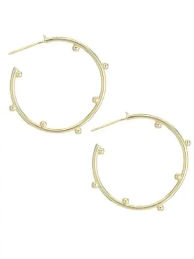 Shop Jules Smith Ava Hoops In Gold