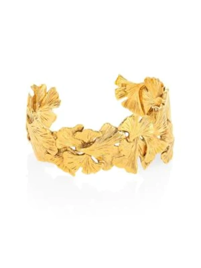 Shop Aurelie Bidermann Tangerine Cuff Bracelet In Gold