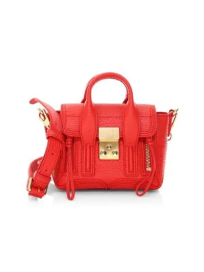 Shop 3.1 Phillip Lim / フィリップ リム Women's Nano Pashli Leather Satchel In Red