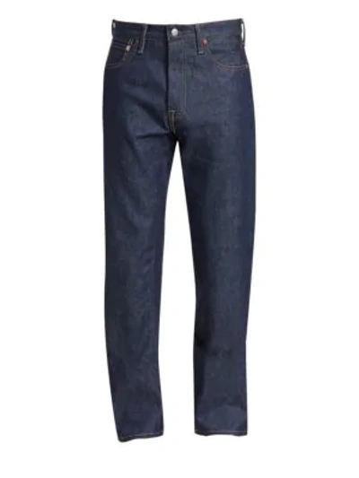 Shop Acne Studios Relaxed Fit 1996 Rigid Jeans In Indigo