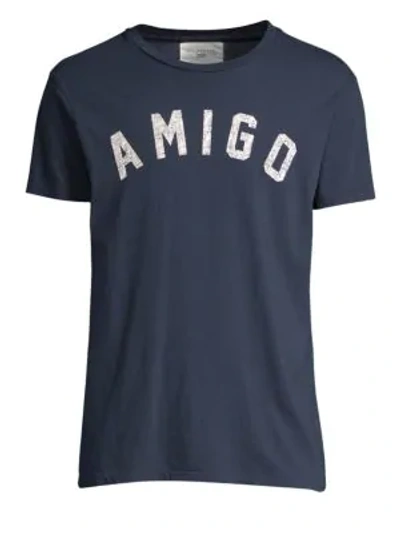 Shop Sol Angeles Amigo Graphic T-shirt In Indigo