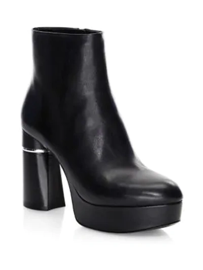 Shop 3.1 Phillip Lim / フィリップ リム Ziggy Platform Leather Ankle Boots In Black
