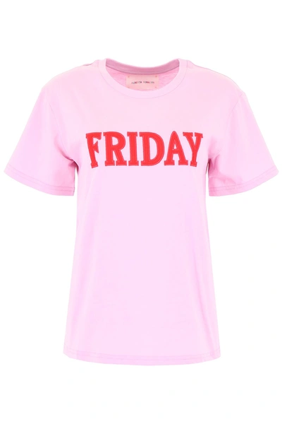 Shop Alberta Ferretti Friday T-shirt In Pink (pink)