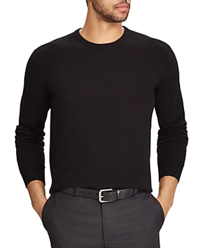 Shop Polo Ralph Lauren Washable Cashmere Crewneck Sweater In Black