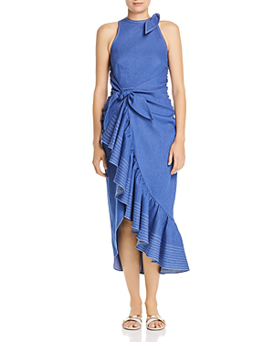 paper london denim dress