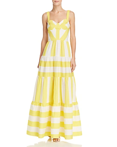 Shop Paper London Porto Maxi Dress In Sunshine Stripe