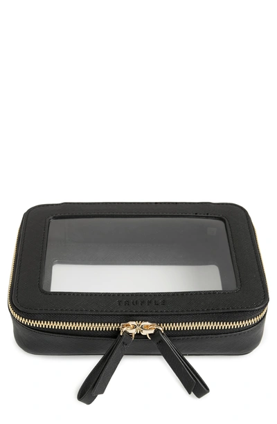 Shop Truffle Clarity Jetset Cosmetics Case In Black