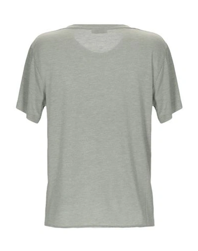 Shop Saint Laurent T-shirts In Military Green