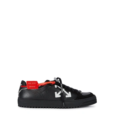 Shop Off-white Polo Black Leather Trainers