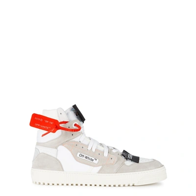 Shop Off-white “off-court” 3.0 Light Grey Suede Hi-top Trainers