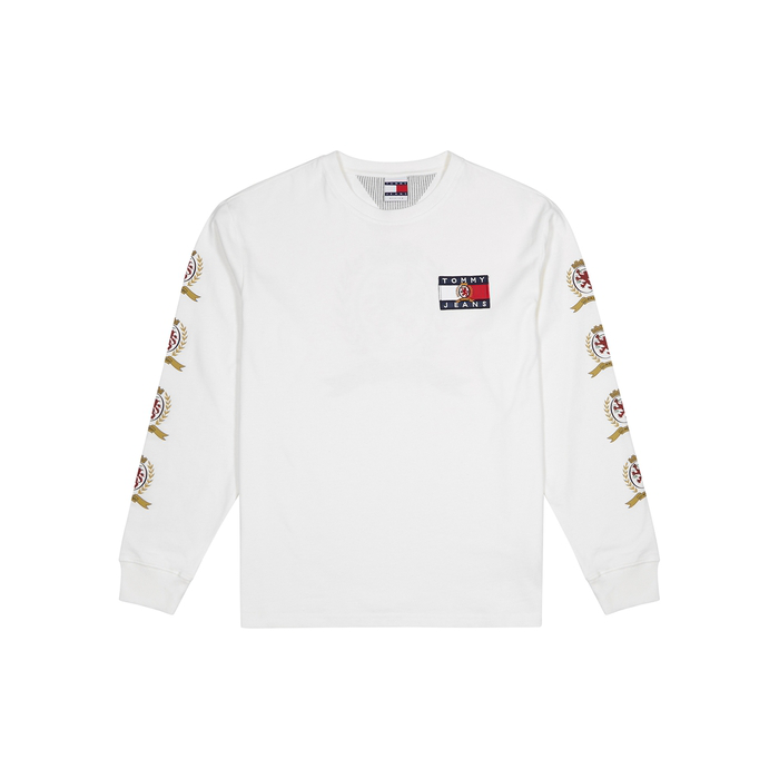 tommy jeans crest long sleeve