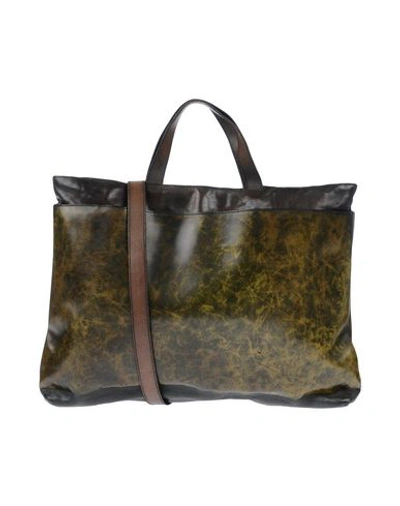 Shop Numero 10 Handbags In Dark Green