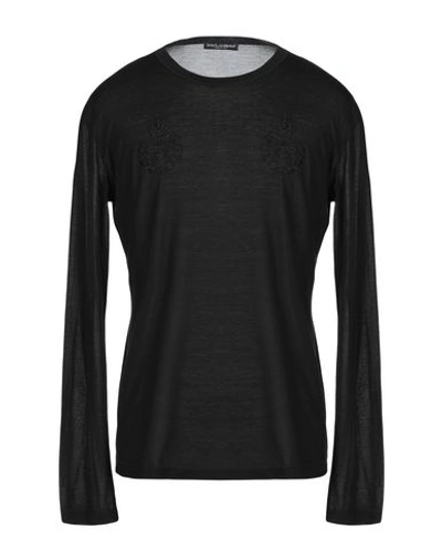 Shop Dolce & Gabbana T-shirts In Black