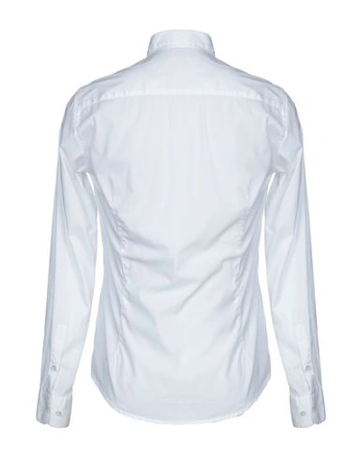 Emporio Armani Solid Color Shirt In White