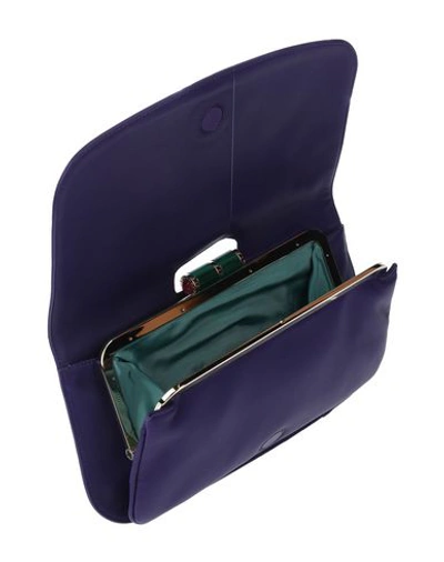 Shop Bulgari Handbag In Purple