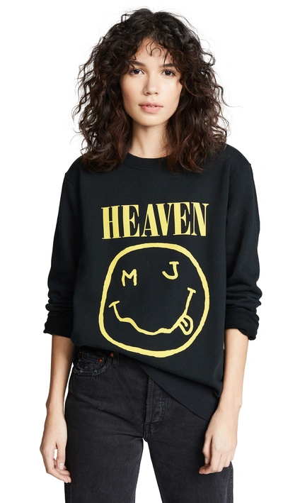 Shop Marc Jacobs Redux Grunge Bootleg Sweatshirt In Black