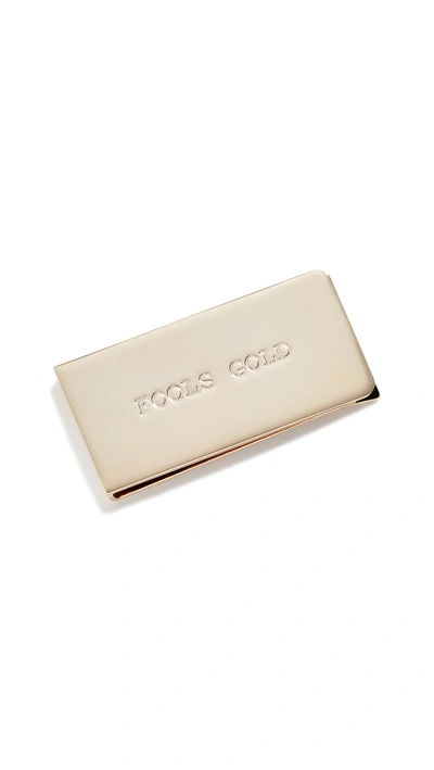 Shop Paul Smith Pay As You Go Money Clip In Gold