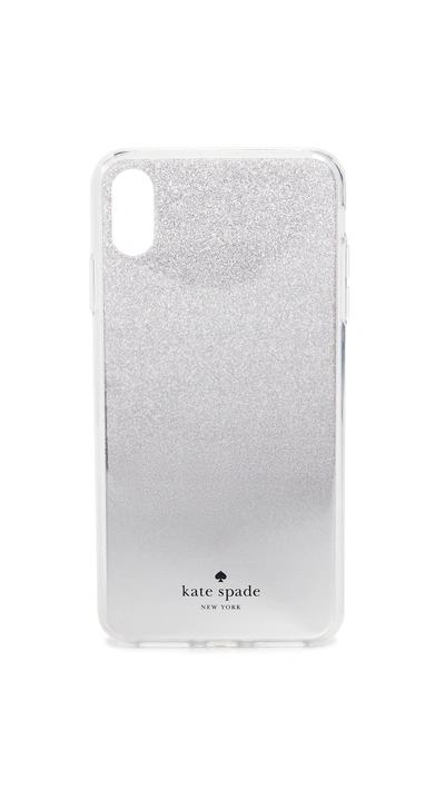 Shop Kate Spade Mirror Ombre Iphone Xs Max Case In Silver