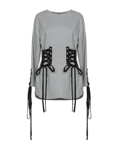Shop Vatanika Short Dresses In Grey