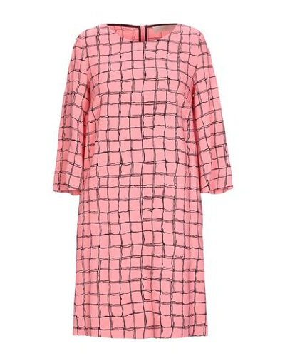 Shop L'autre Chose L' Autre Chose Woman Mini Dress Pink Size 4 Viscose, Elastane