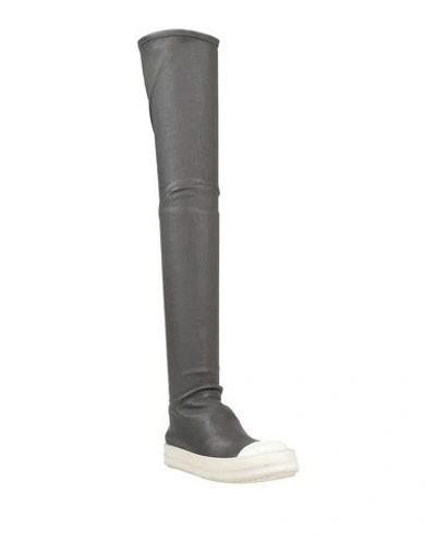 Shop Rick Owens Boots In Lead
