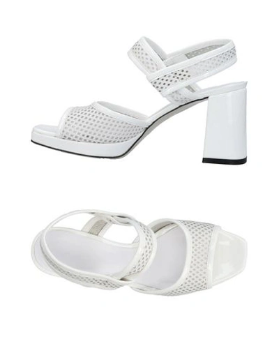 Shop Amélie Pichard Sandals In White