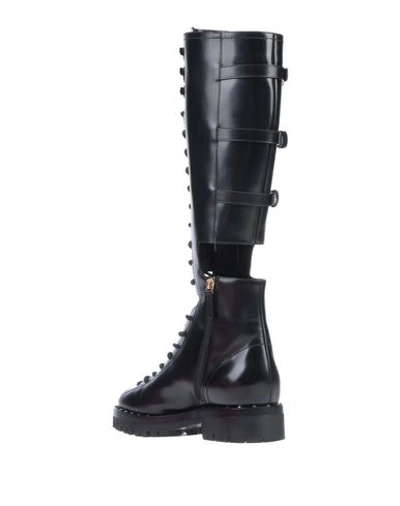 Shop Valentino Knee Boots In Black