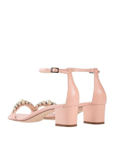 Shop Lanvin Sandals In Pink