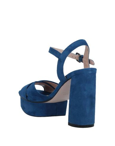 Shop Stuart Weitzman Sandals In Bright Blue