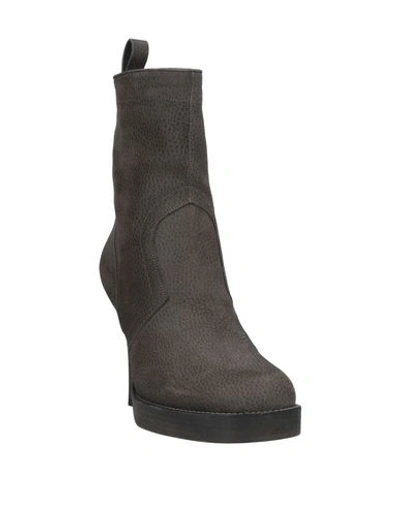 Shop Rick Owens Ankle Boot In Lead